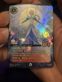 Disney Lorcana Elsa-Ice Artisan Foil ENCHANTED (winterspell) - Image 1