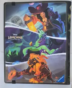 Disney Lorcana TCG Villains Card Binder With Elastic Strap - Image 2