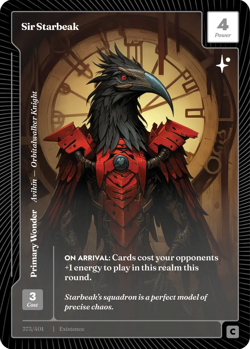 3X - Wonders Of The First - Sir Starbeak 373/401 Primary Wonder - Image 1