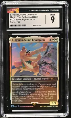 E. HONDA, SUMO CHAMPION Secret Lair Foil Street Fighter CGC 9 MTG - Image 1