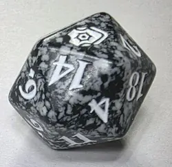 Magic The Gathering Die / Dice (19 mm) MTG Battle For Baldur’s Gate D20 Random - Image 2