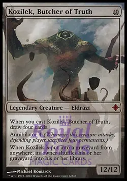 Kozilek Butcher of Truth 1x FOIL ROE MTG Rise of Eldrazi Mythic MINT colorless - Image 1