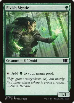 MTG, Elvish Mystic 284 Commander Masters Regular - Image 1