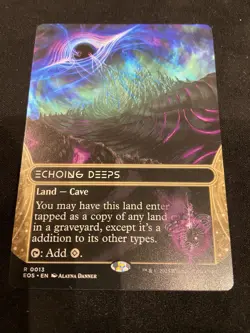 Echoing Deeps (0013) - Borderless R MTG Edge of Eternities: Stellar Sights NM/M - Image 2