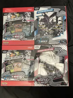 Pokemon Scarlet & Violet Black Bolt White Flare Binder Collection - Image 1