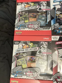 Pokemon Scarlet & Violet Black Bolt White Flare Binder Collection - Image 3