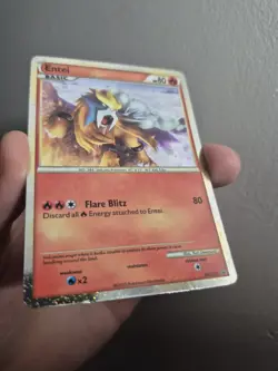 Entei HGSS20 Promo HeartGold SoulSilver Pokemon Card Holo Foil Rare MP - Image 1