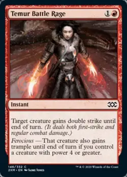 Temur Battle Rage - Near Mint MTG Double Masters - Image 1