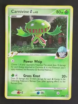 Carnivine G DP42 Diamond & Pearl Promo Pokemon Card - Image 1