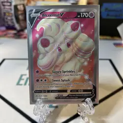 Alcremie V (Full Art) - 064/072 Ultra Rare Shining Fates NM Pokemon TCG - Image 1