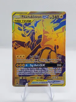 Pikachu & Zekrom GX Tag Team Gold SM248 Black Star Promo Pokemon TCG English - Image 1