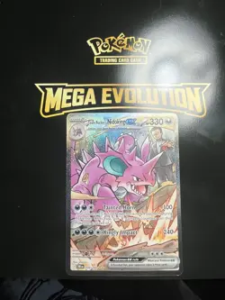 Pokemon: Team Rocket's Nidoking ex 233/182 Sv10: Destined Rivals Holo - Image 1
