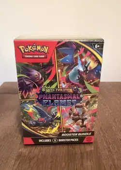 Pokemon TCG ME02 Phantasmal Flames Booster Bundle Sealed New - Image 1