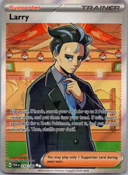 Larry 235/182 Ultra Rare Paradox Rift Pokemon Holo Near Mint - Image 1