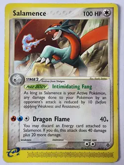 Salamence 19/97 Pokemon Dragon Rare Pokemon TCG E reader - Image 1