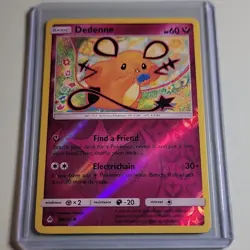 Pokemon Dedenne 88/131 Sm-Forbidden Light Uncommon Reverse Holo 60 HP Eng - Image 1