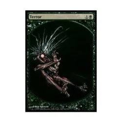 WOTC MtG Magic Player Reward Promos Terror (P) VG - Image 1