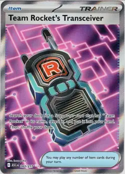 2026 Pokemon Ultra Rare Team Rocket's Transceiver #263 - Image 1