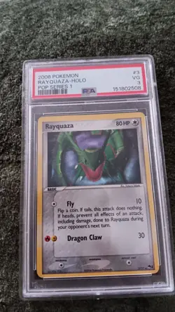 Pokemon Rayquaza POP Series 1 Holo #3 PSA 2006 English - Image 1