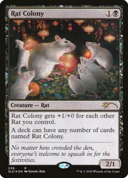 Foil MTG Rat Colony - Secret Lair Drop Series #36 NM - Image 1