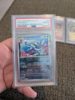PSA 10 Eevee Flareon Vaporeon Jolteon Master Ball Pokemon 151 Jap. US Seller - Image 5