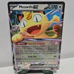 Pokemon Meowth EX XY Perfect Order Holo Rare Cat Creature 062/088 HP 170 FRESH - Image 1
