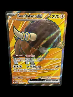 Pokemon Bouffalant ex 162/086 Sv: White Flare Ultra Rare Holo 220 HP English - Image 1