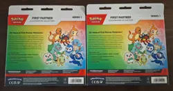 2x Pokemon First Partner Illustration Collection NEW - IN HAND - Image 2
