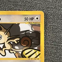 Meowth 121/165 - C Expedition - E Reader LP/NM - Vintage WOTC Pokemon TCG - Image 4