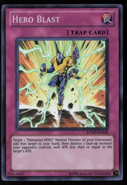 Yugioh Hero Blast RYMP-EN032 Super Rare NM - Image 1