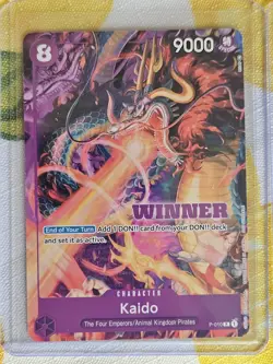 Kaido P-010 (Winner Pack Vol. 1) P-010 One Piece Promotion Cards - Image 3