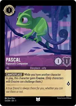 Pascal-Rapunzel's Companion 53/204 The First Chapter Non-Foil Disney Lorcana - Image 1