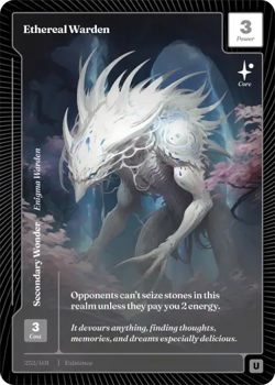 2x- Wonders Of The First - Ethereal Warden 252/401 Secondary Wonder - Image 1