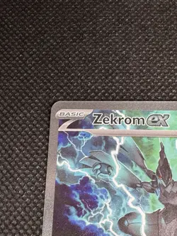 Pokemon Zekrom EX 166/086 Sv: Black Bolt Holo Special Illustration Rare Card - Image 3