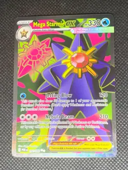 Mega Starmie ex 102/088 - Perfect Order Pokemon Card - NM - Image 1