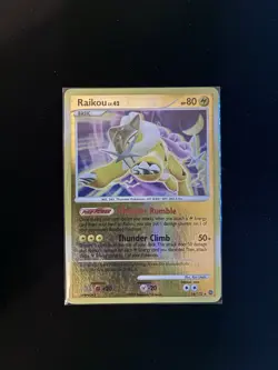 Pokemon Card Raikou 16/132 Secret Wonders Reverse Holo LP Condition - Image 1