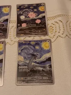 6 Starry Night Pokemon x Van Gogh Promo Card -Read Description - Image 4