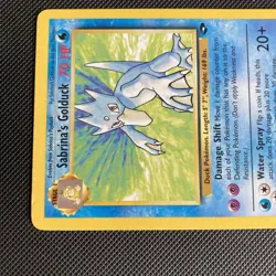 Sabrina’s Golduck 30/132 Pokemon Gym Challenge Unlimited Non Holo Rare Card - Image 5