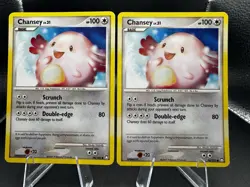 2007 Pokemon Diamond & Pearl 4 Card Lot: Happiny, Clefairy, Chansey x2 VINTAGE - Image 3