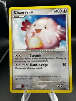 2007 Pokemon Diamond & Pearl 4 Card Lot: Happiny, Clefairy, Chansey x2 VINTAGE - Image 4