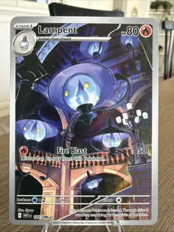 Pokemon TCG Lampent White Flare Card 102/086 - Image 1