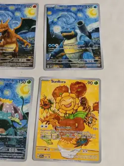 6 Pokemon x Van Gogh Black Star Promo ACG Art Card - READ DESCRIPTION - Image 3