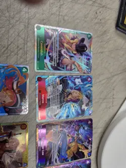 Lot of 6 One Piece Super Rare Full Art Foil Cards One Piece NM/LP Lot !!! - Image 2