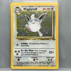 Wigglytuff 16/64 Jungle Holo Rare Pokemon Card WOTC - LP - Image 1