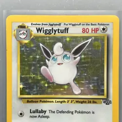 Wigglytuff 16/64 Jungle Holo Rare Pokemon Card WOTC - LP - Image 2