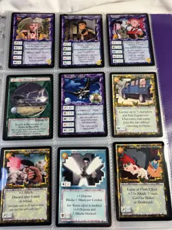 Ani-Mayhem CCG Tenchi Muyo Card Lot - Ryoko, Tenchi, Washu - Image 1