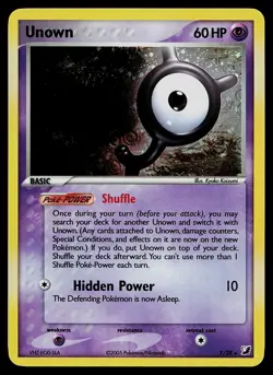 Pokemon Card - Unown (Y) Unseen Forces Y/28 Holo Rare - Image 1