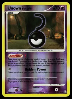 Pokemon Card - Unown (U) Legends Awakened 82/146 Uncommon Reverse Holo - Image 1