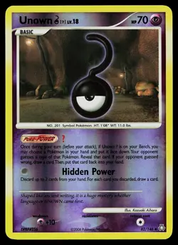 Pokemon Card - Unown [U] Legends Awakened 82/146 Reverse Holo Uncommon - Image 1