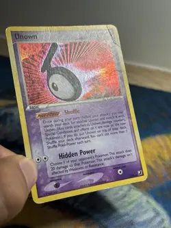 Unown T/28 Ex Unseen Forces Holo Secret Rare Pokemon Card - Image 4